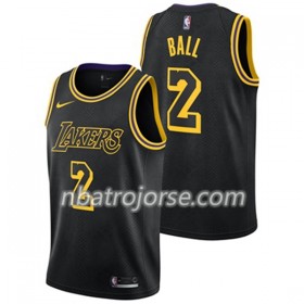 Män Los Angeles Lakers Tröja Lonzo Ball 2 Nike City Edition Swingman